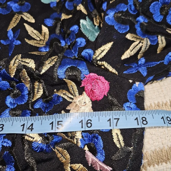 Floral Embroidered Long Sleeve Dress - Picture 13 of 16